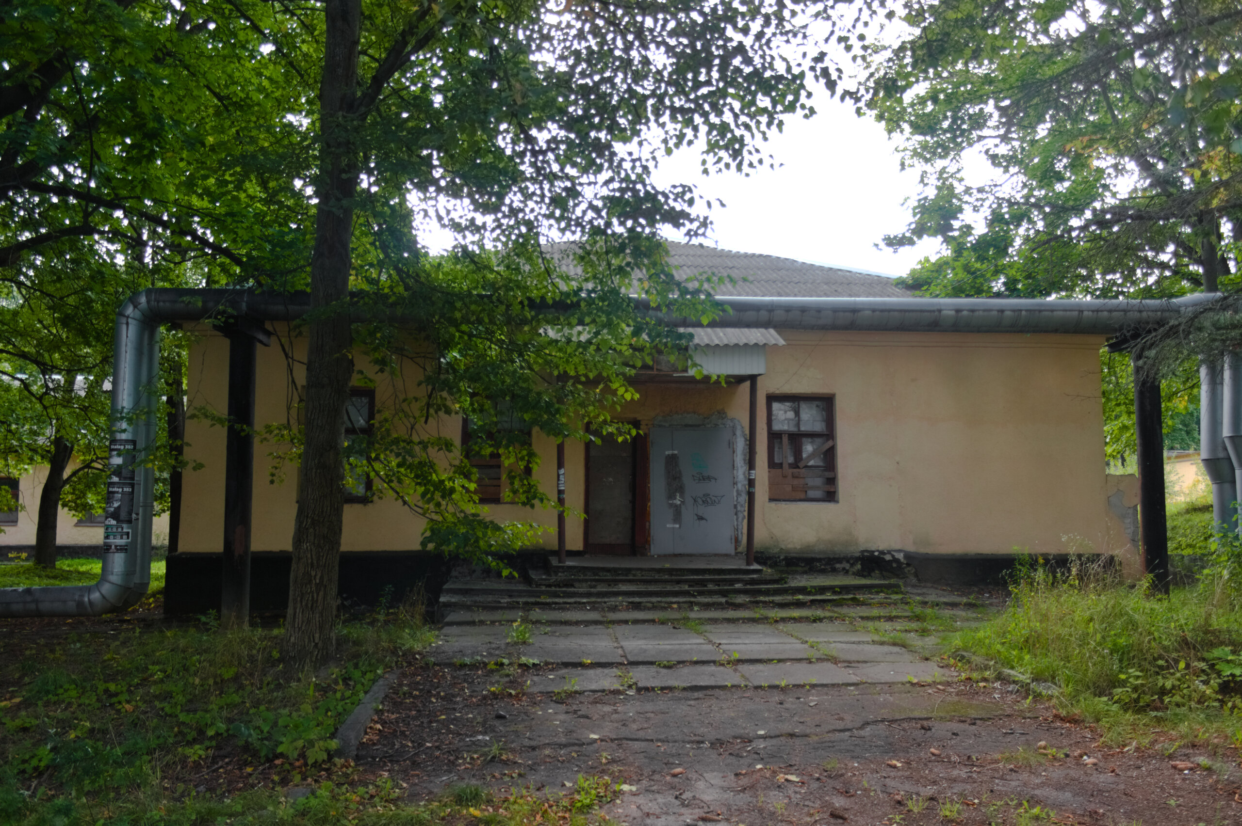 Столовая фашистского концлагеря в Масюковщине Stalag 352