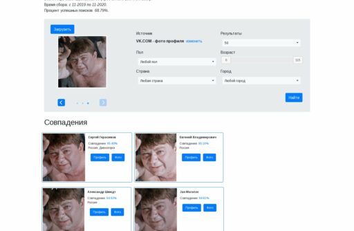 Search4faces сервис поиска людей по фото